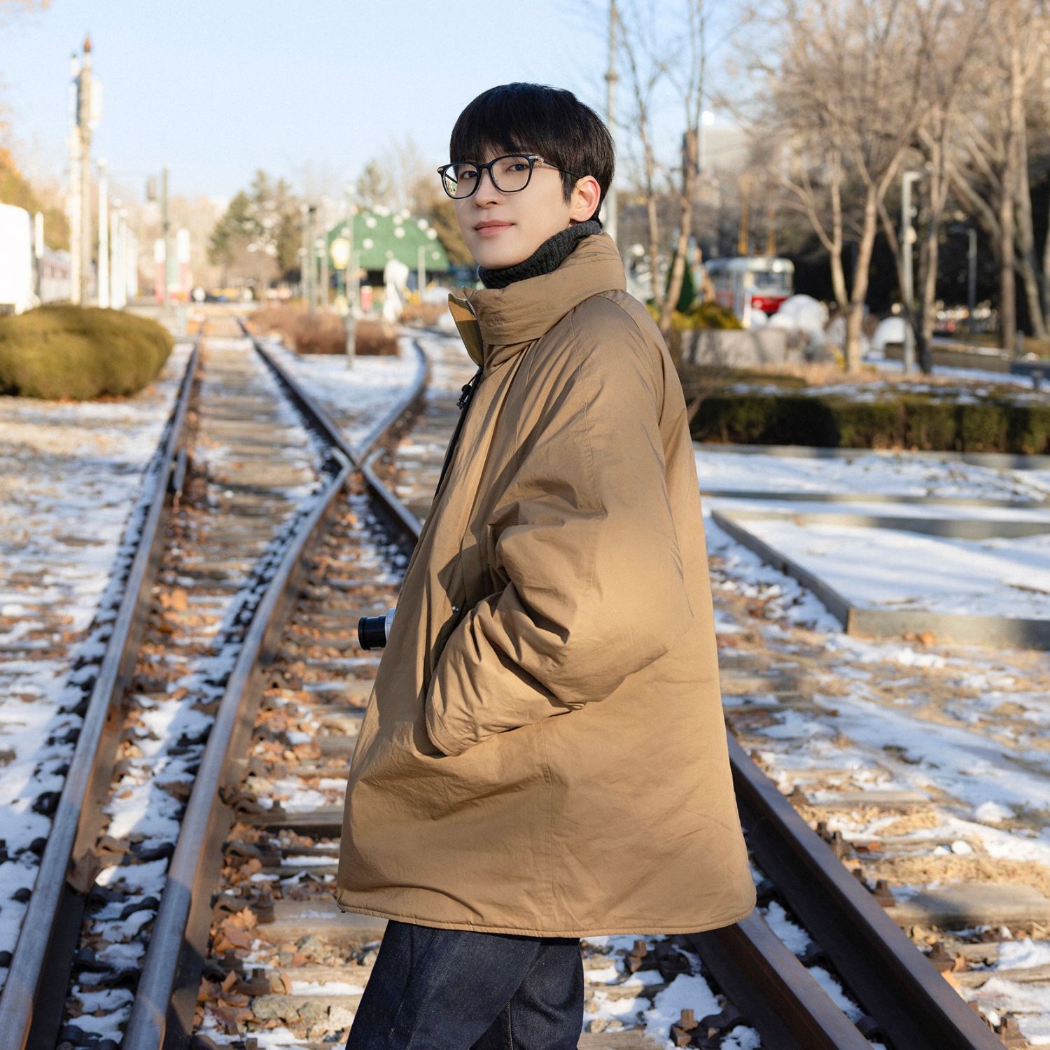 A moment captured by Wonwoo (SEVENTEEN)'s fan