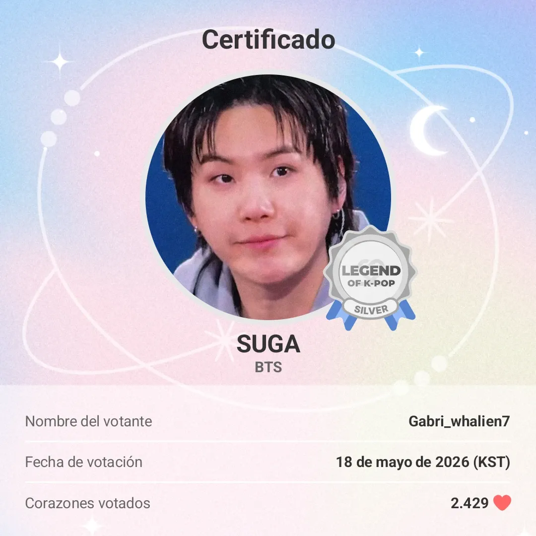 Foto aktivitas terbaru SUGA (BTS)
