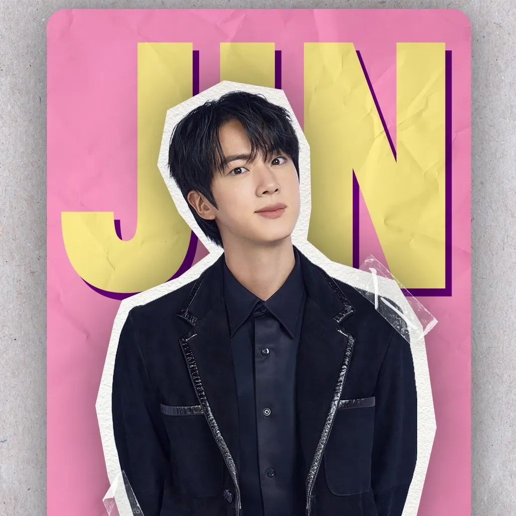 Recent activity shot of Jin (BTS)