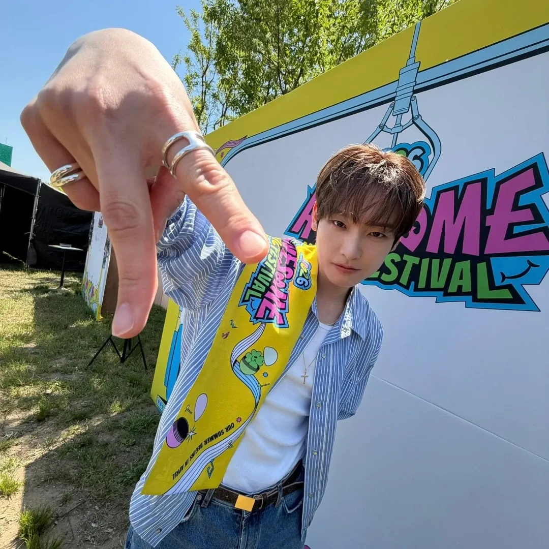 A moment captured by Inseong (SF9)'s fan