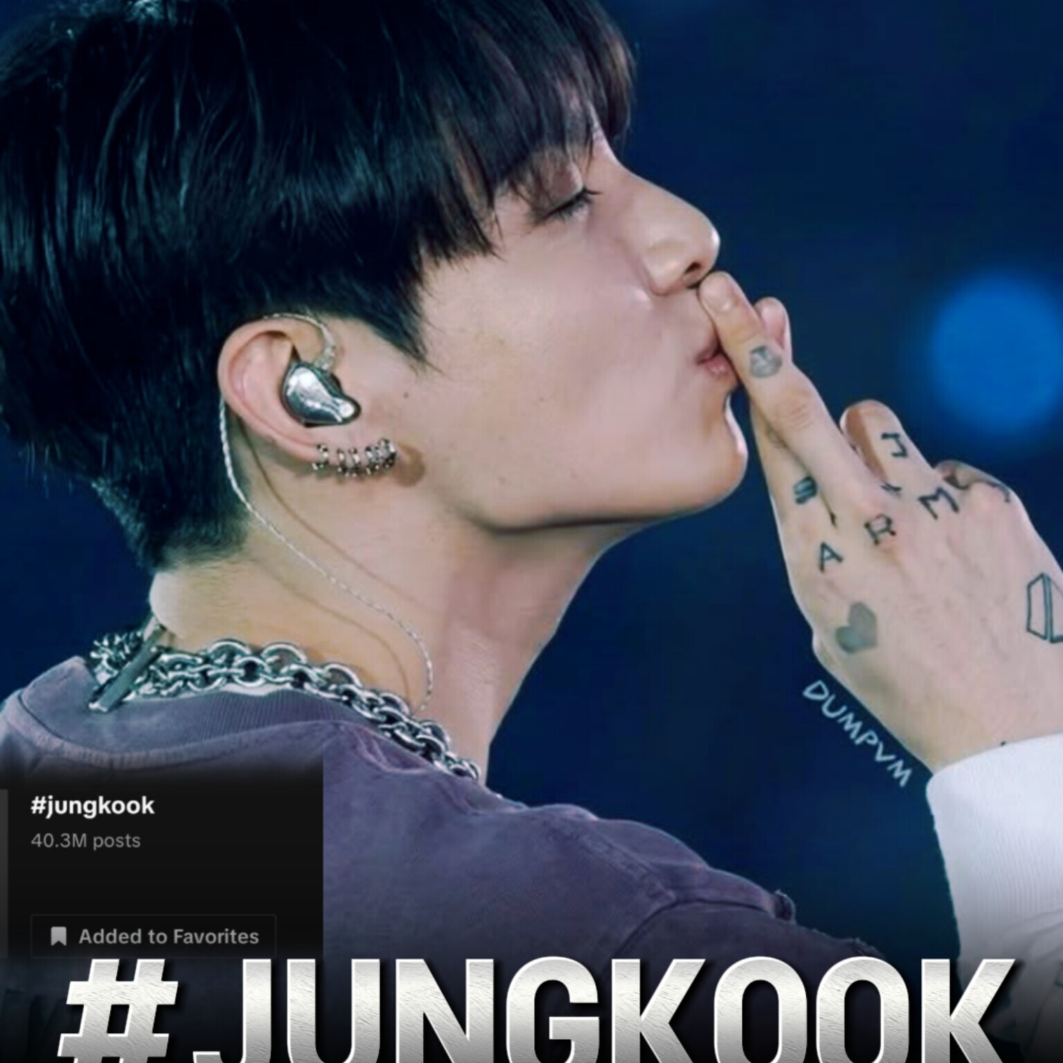 A moment captured by Jungkook (BTS)'s fan