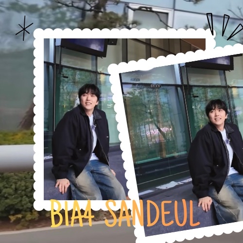 Behind-the-scenes cut of Sandeul (B1A4)