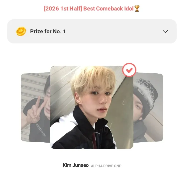 Latest photo of Kim Junseo (ALPHA DRIVE ONE)