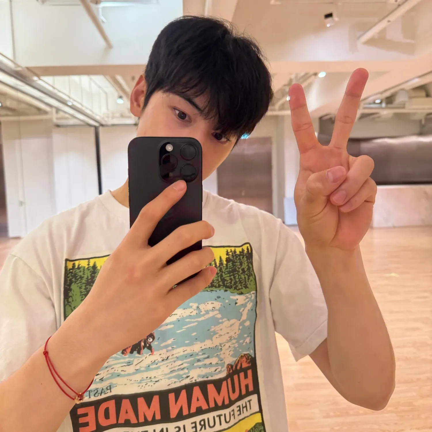 A moment captured by Eunwoo (ASTRO)'s fan