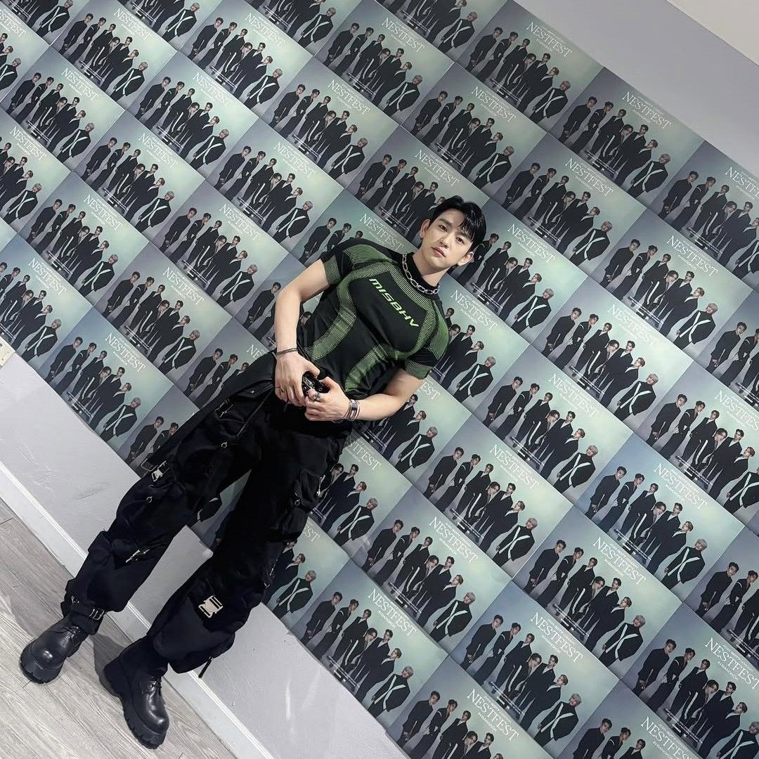 Recent activity shot of Jinyoung (GOT7)