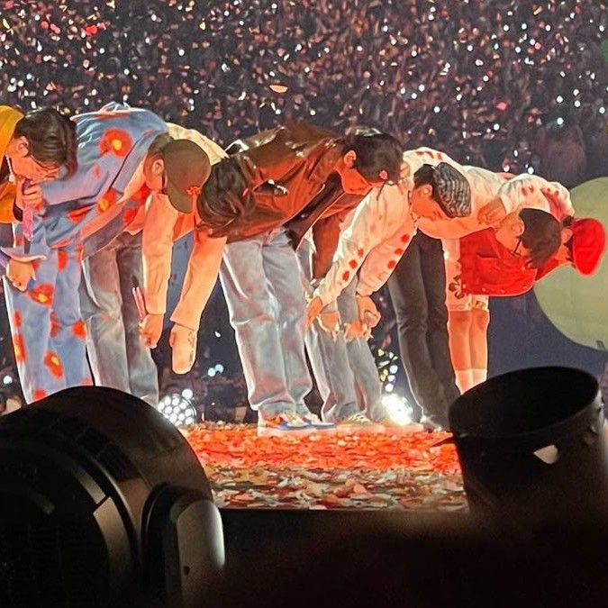 A moment captured by BTS's fan