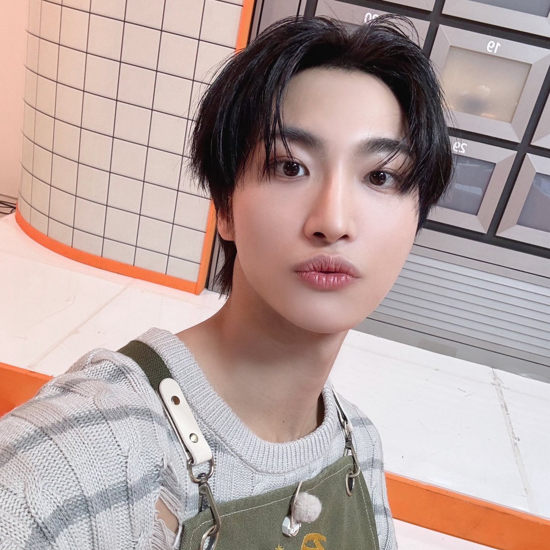 Recent activity shot of Seonghwa (ATEEZ)