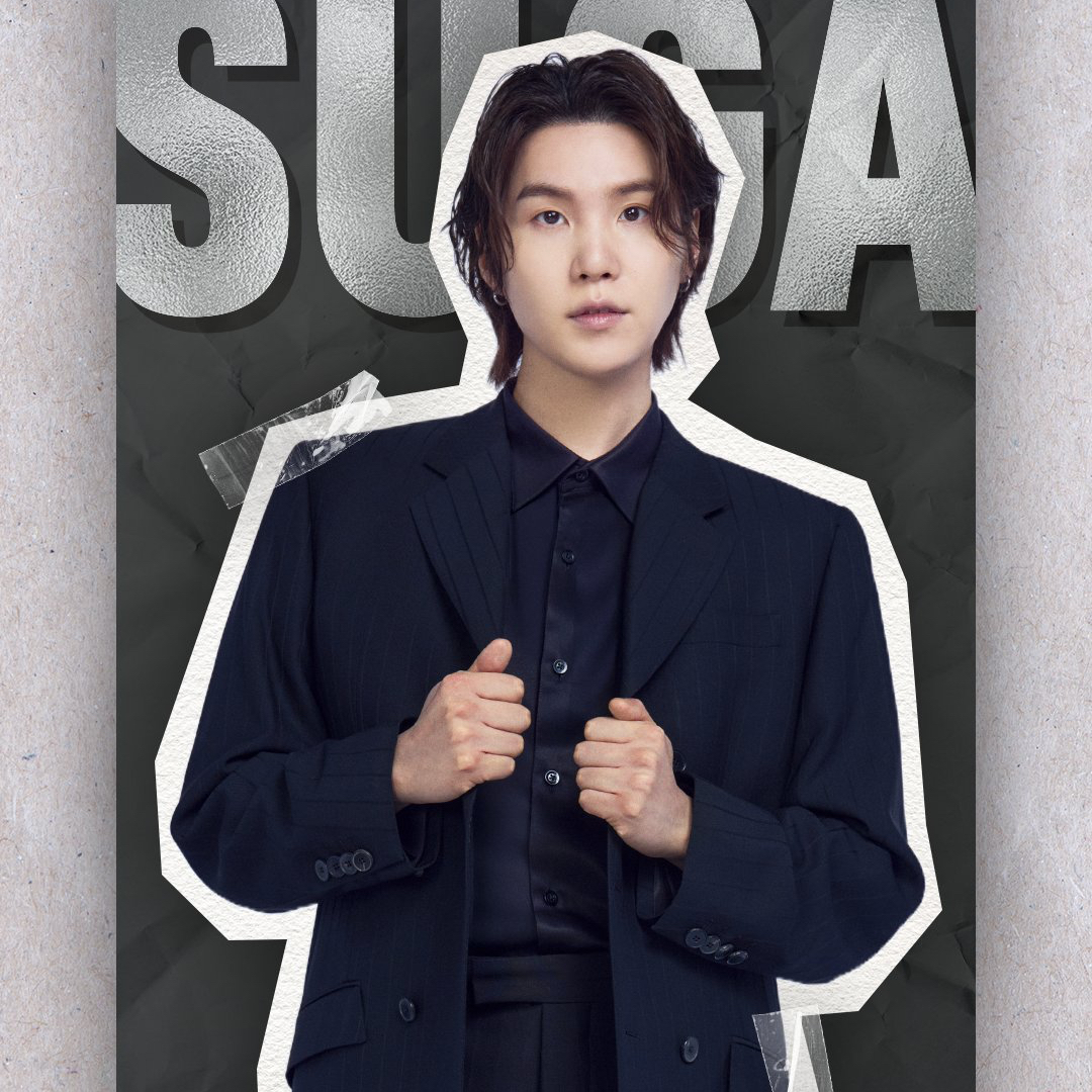 Recent activity shot of SUGA (BTS)