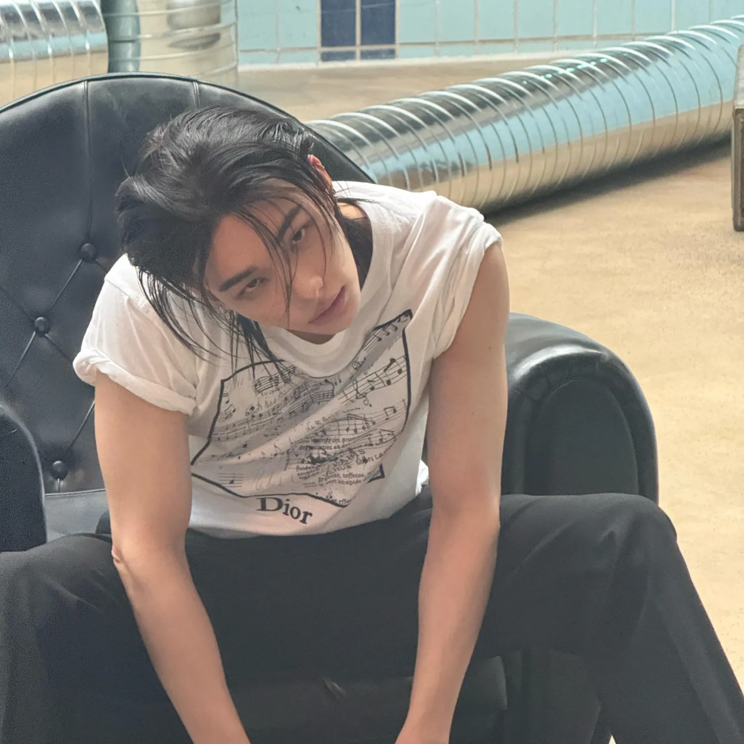 Foto terbaru Hyunjin (Stray Kids)