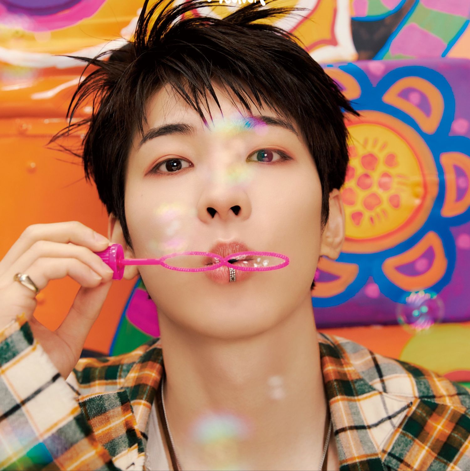 A moment captured by Wonwoo (SEVENTEEN)'s fan