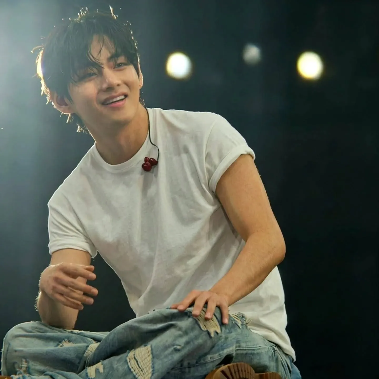 Momen yang diabadikan oleh penggemar V (BTS)
