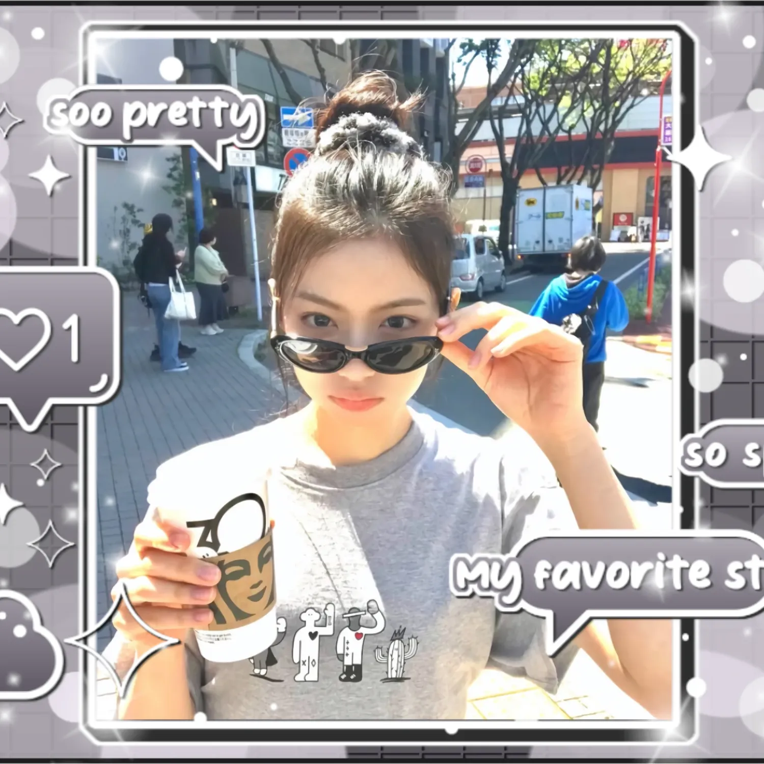 A moment captured by KYA (KiiiKiii)'s fan
