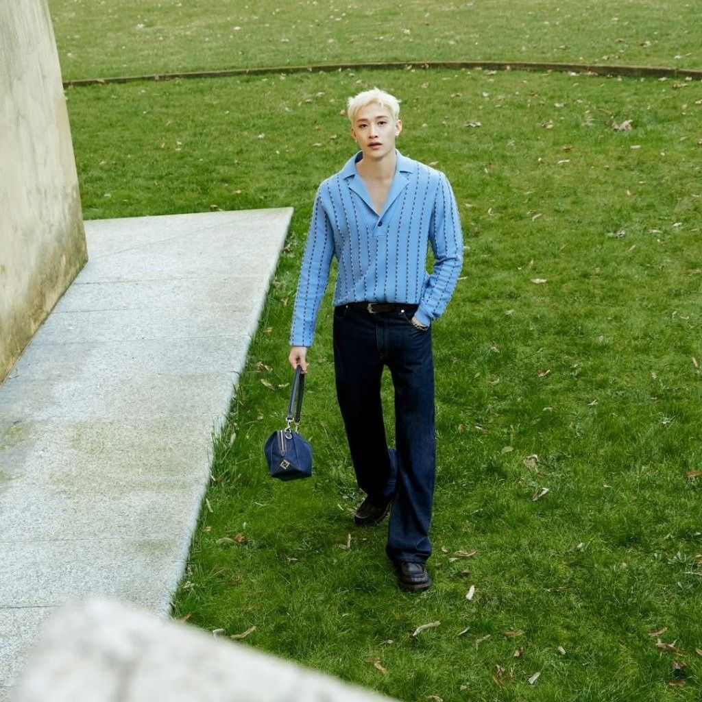 Recent activity shot of Bang Chan (Stray Kids)