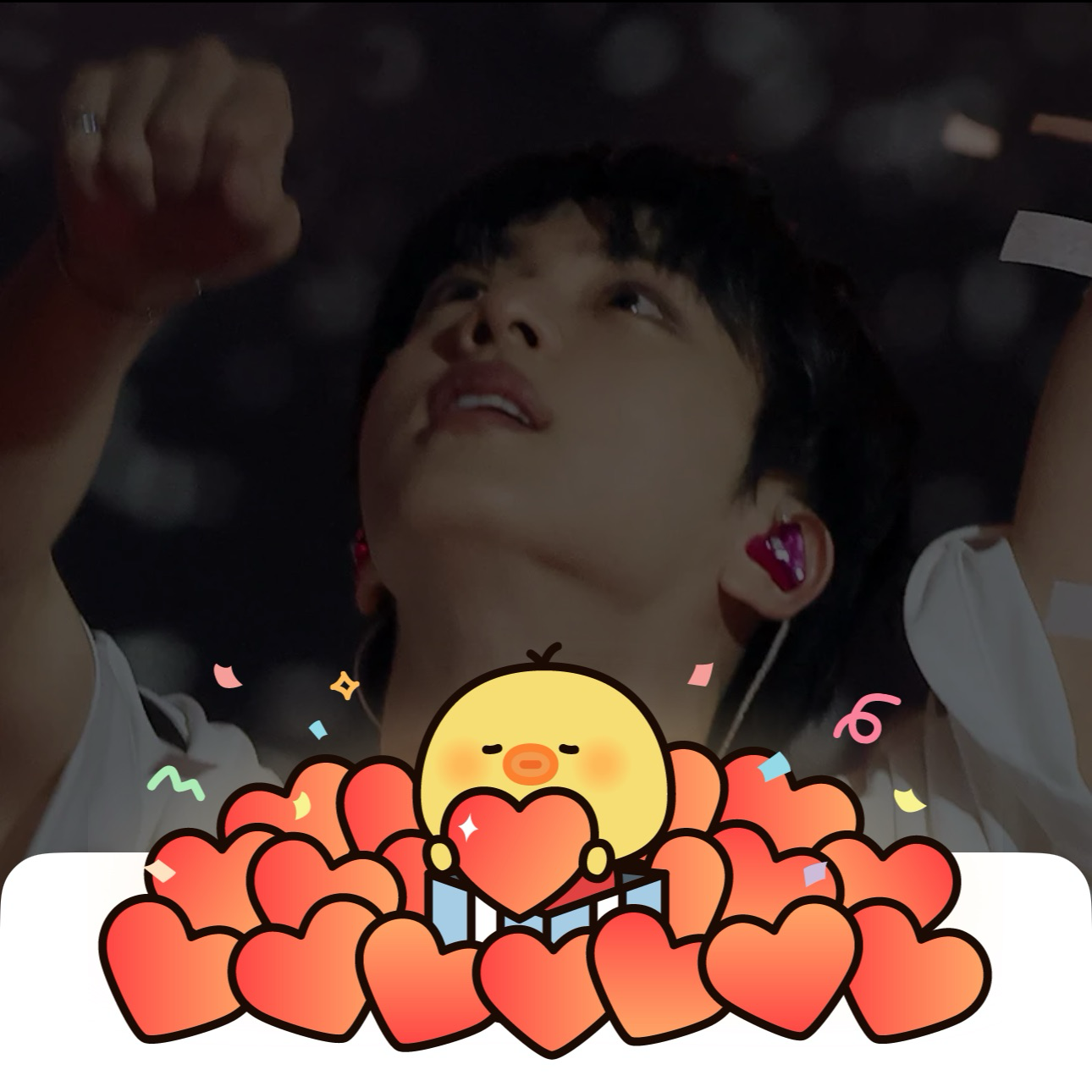 Momen yang diabadikan oleh penggemar Jin (BTS)