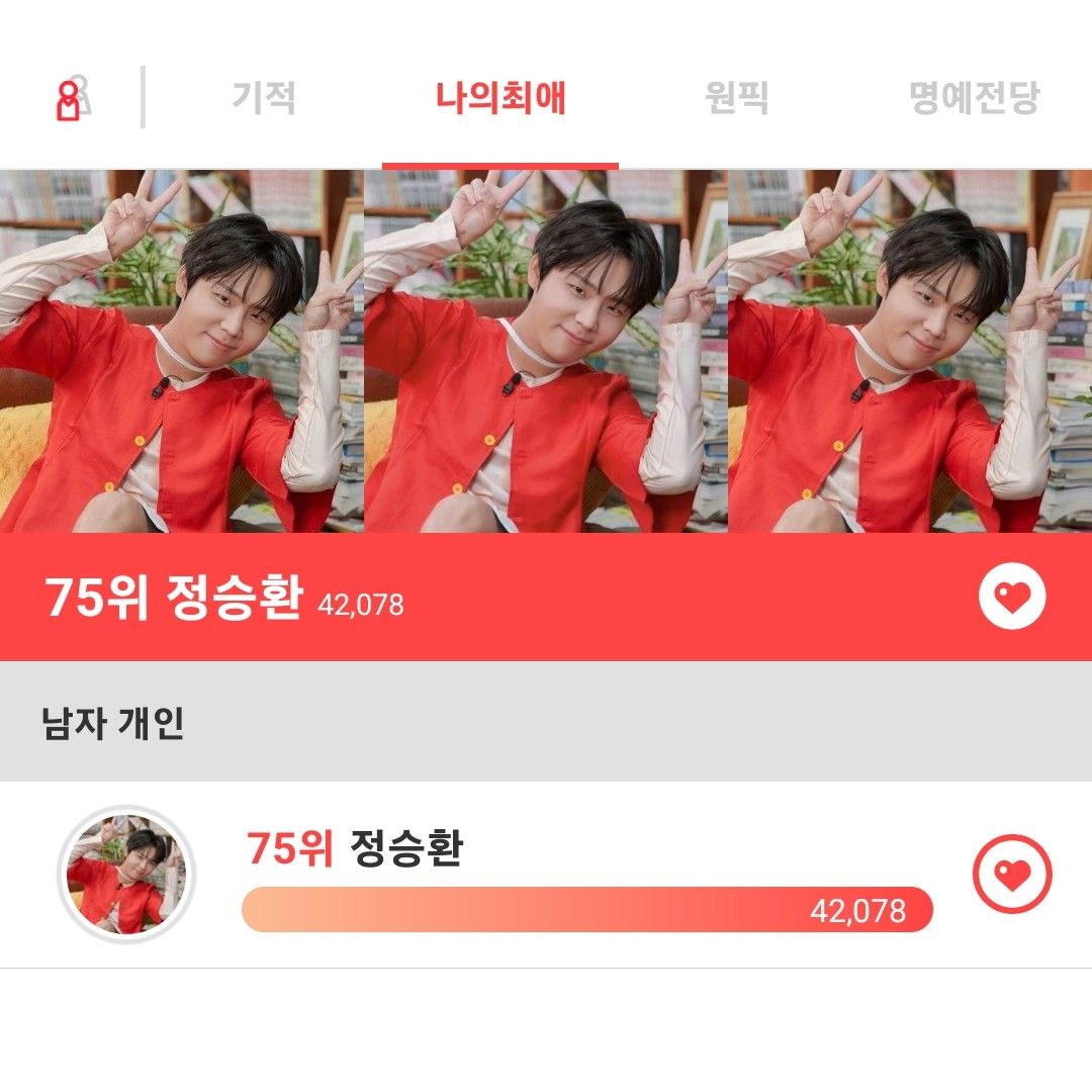 Recent activity shot of Jung Seunghwan