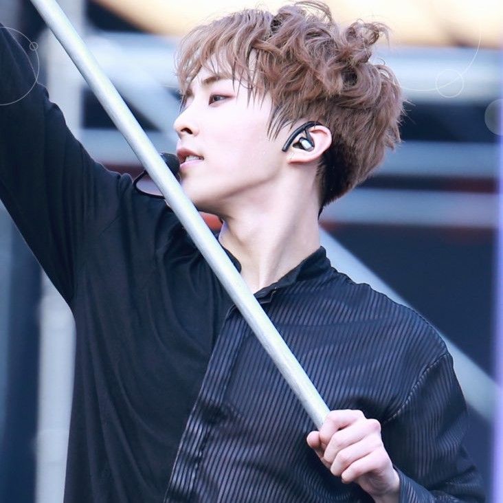 Recent activity shot of Xiumin (EXO)