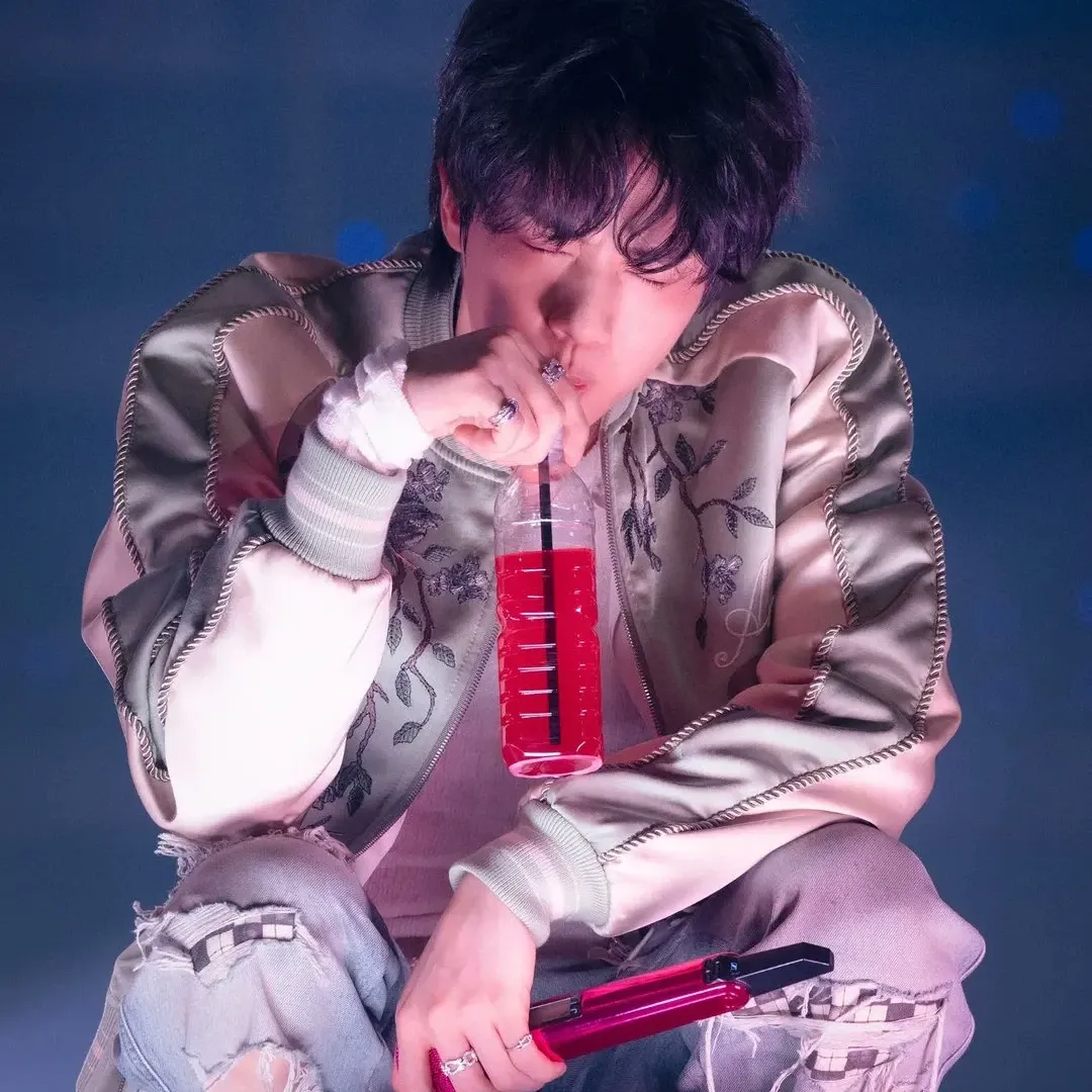 Recent activity shot of Jin (BTS)