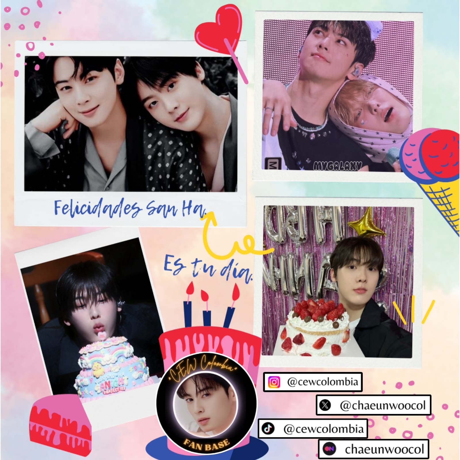 Recent activity shot of Eunwoo (ASTRO)