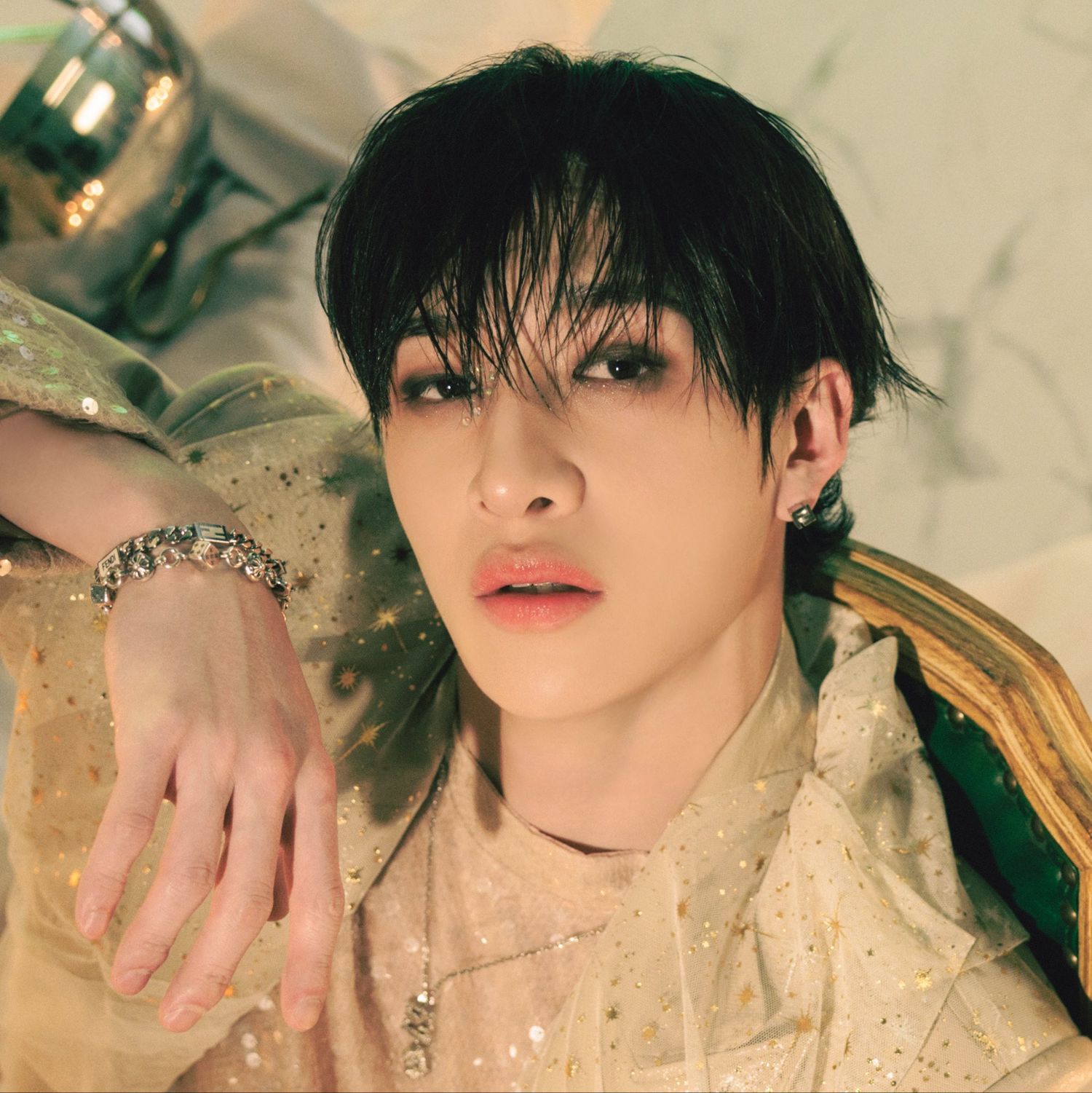 Recent activity shot of Bang Chan (Stray Kids)