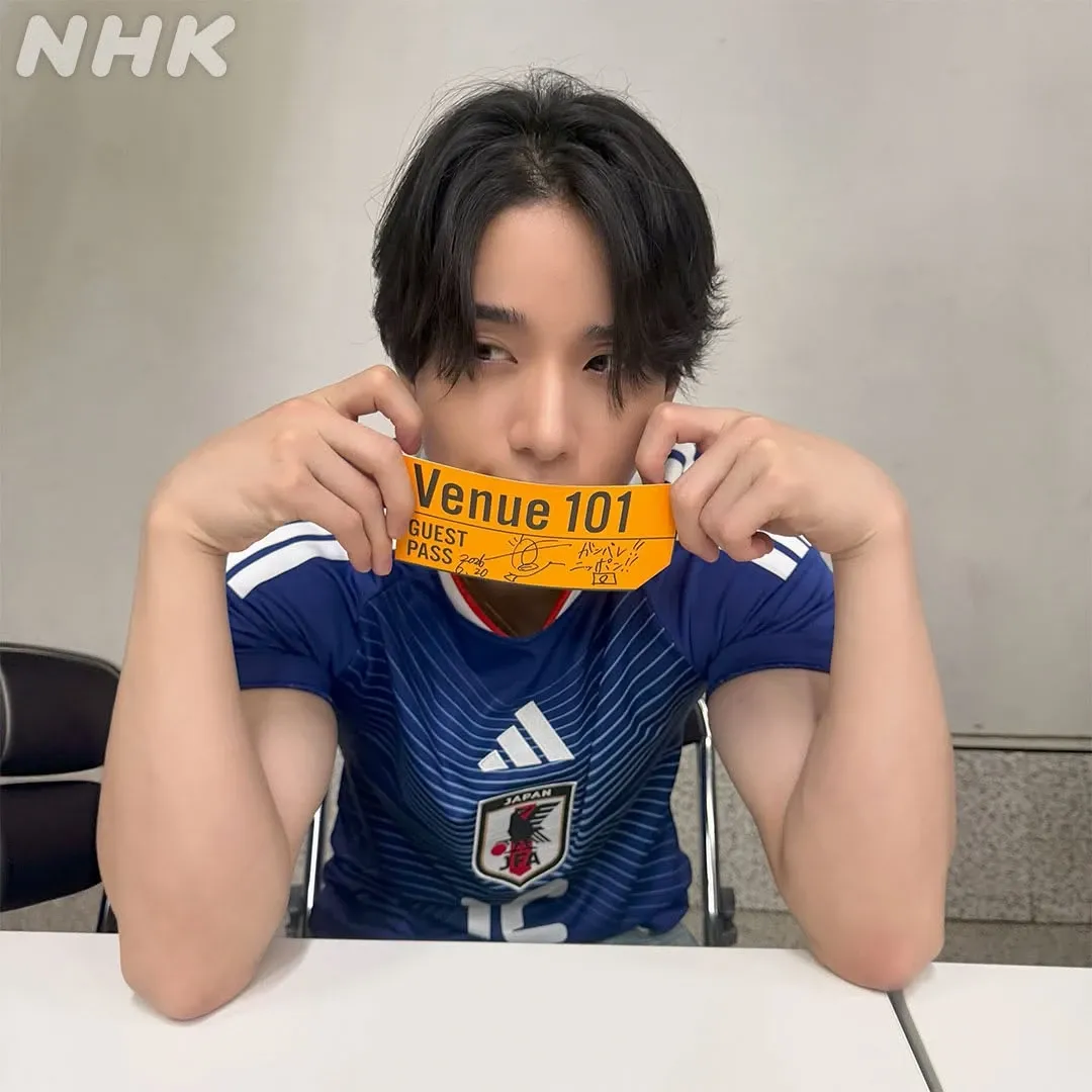 Recent activity shot of Sato Keigo (JO1)