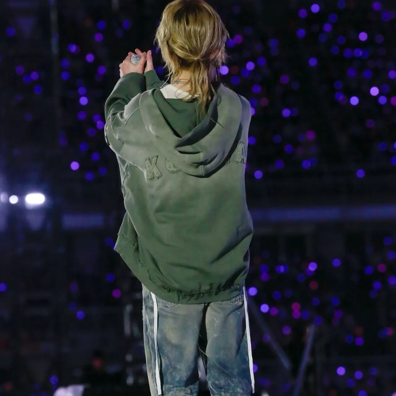 Recent activity shot of Jimin (BTS)