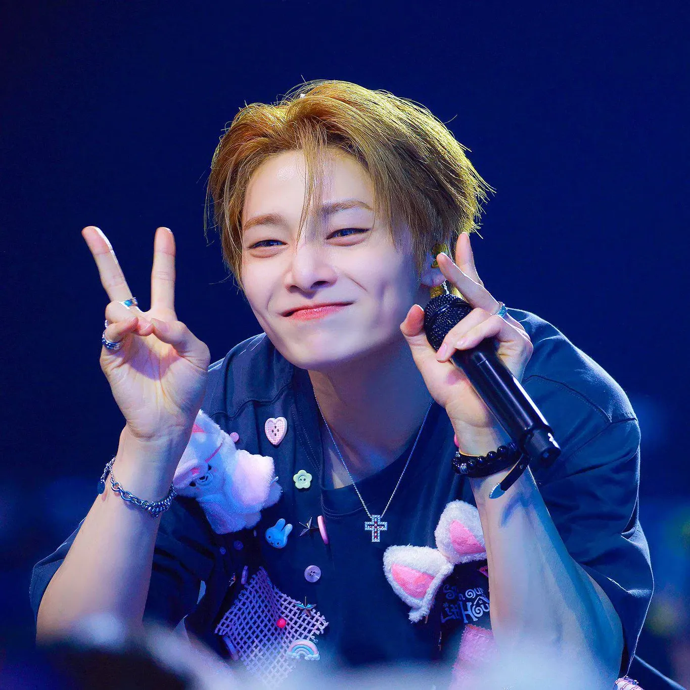 A moment captured by I.N (Stray Kids)'s fan