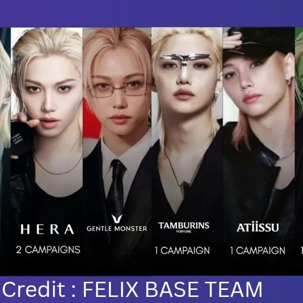 A moment captured by Felix (Stray Kids)'s fan