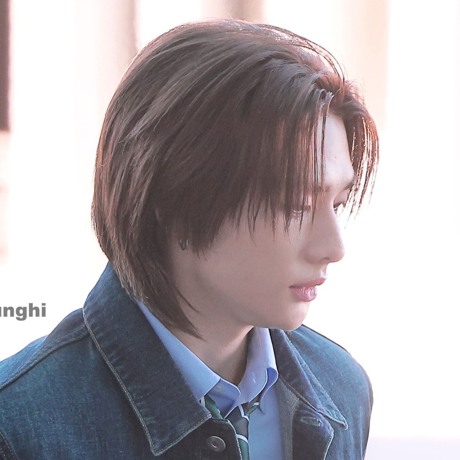 Recent activity shot of Hyunjin (Stray Kids)