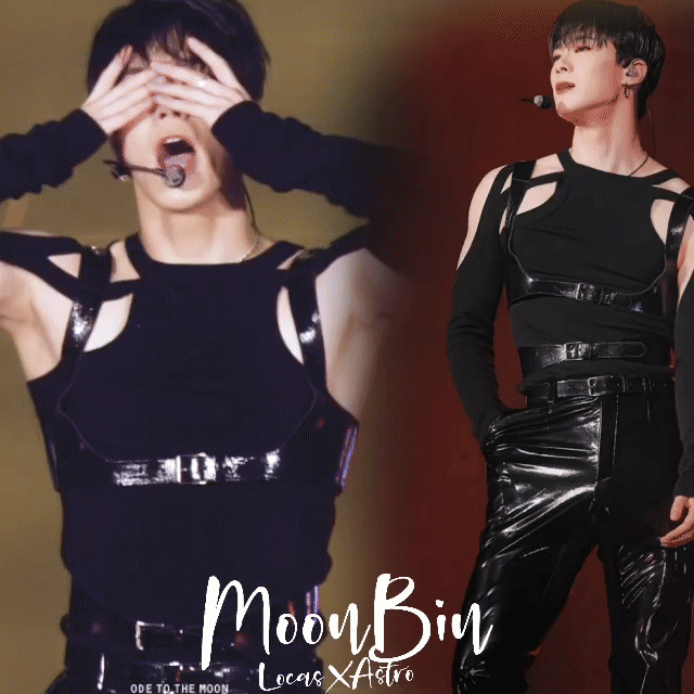 Recent activity shot of Moonbin (ASTRO)