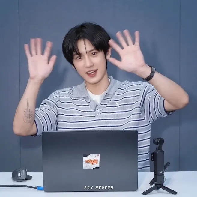 Behind-the-scenes cut of Chanyeol (EXO)