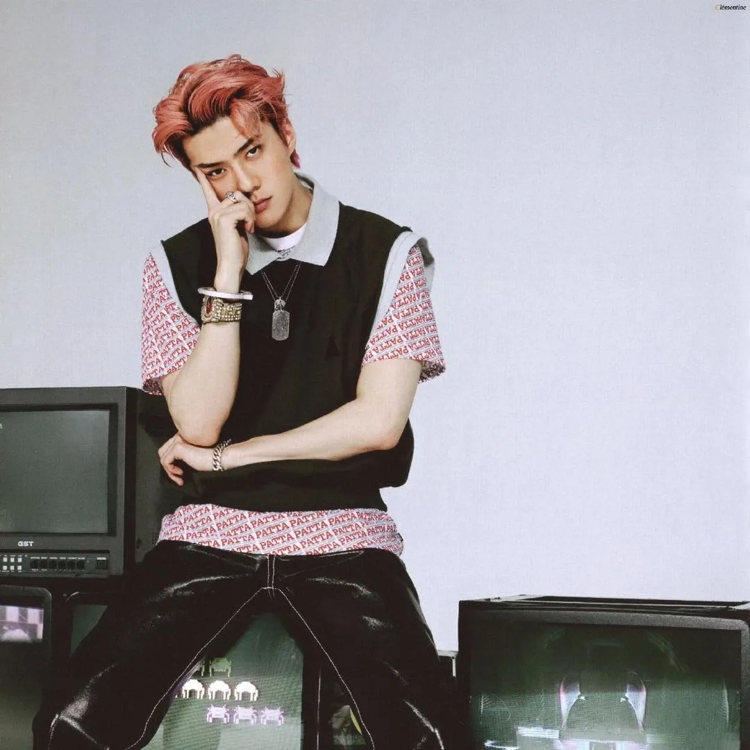 A moment captured by Sehun (EXO)'s fan