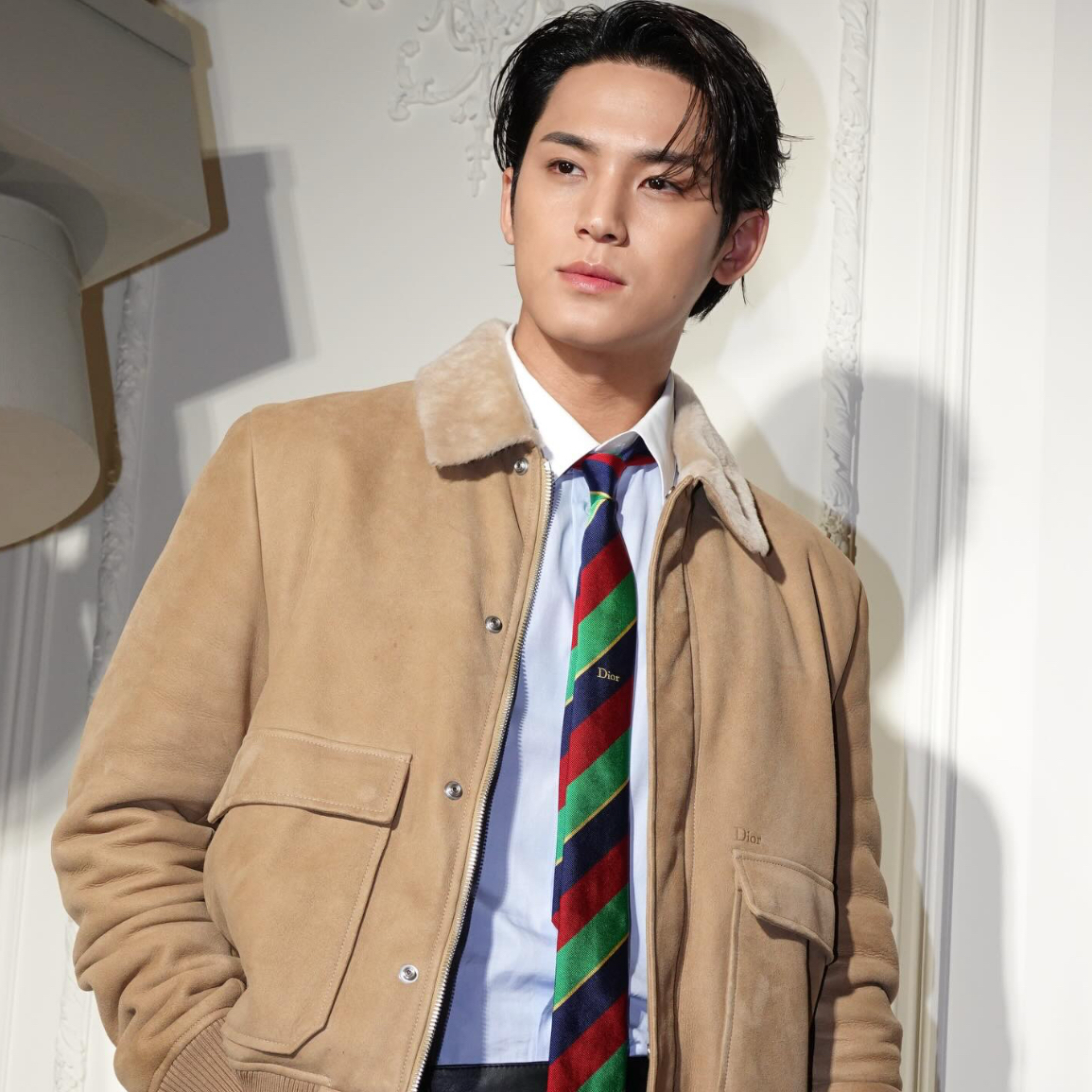 A moment captured by Mingyu (SEVENTEEN)'s fan