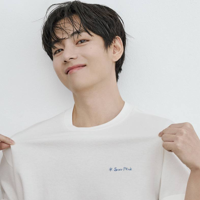 A moment captured by V (BTS)'s fan