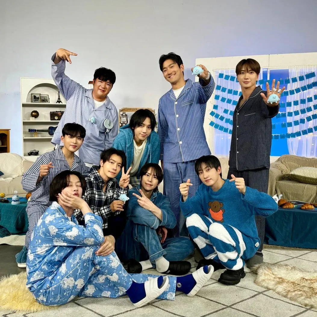 Super Juniorの舞台裏ショット