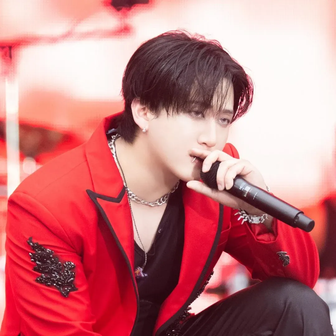 Recent activity shot of Changbin (Stray Kids)