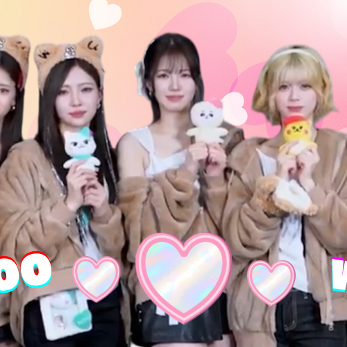 Recent activity shot of NiziU