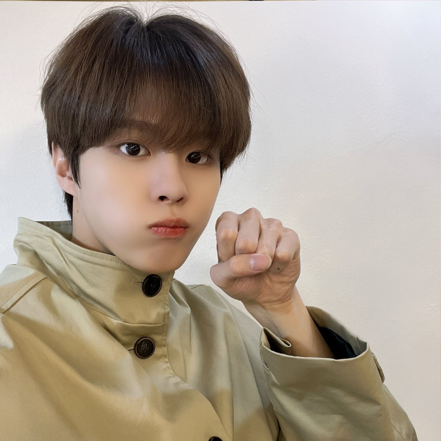 A moment captured by Kim Wooseok's fan