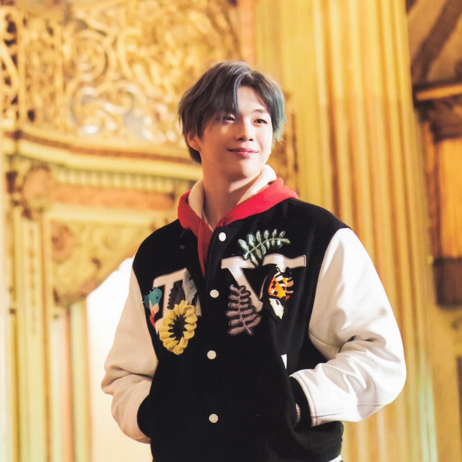 A moment captured by Kang Daniel's fan