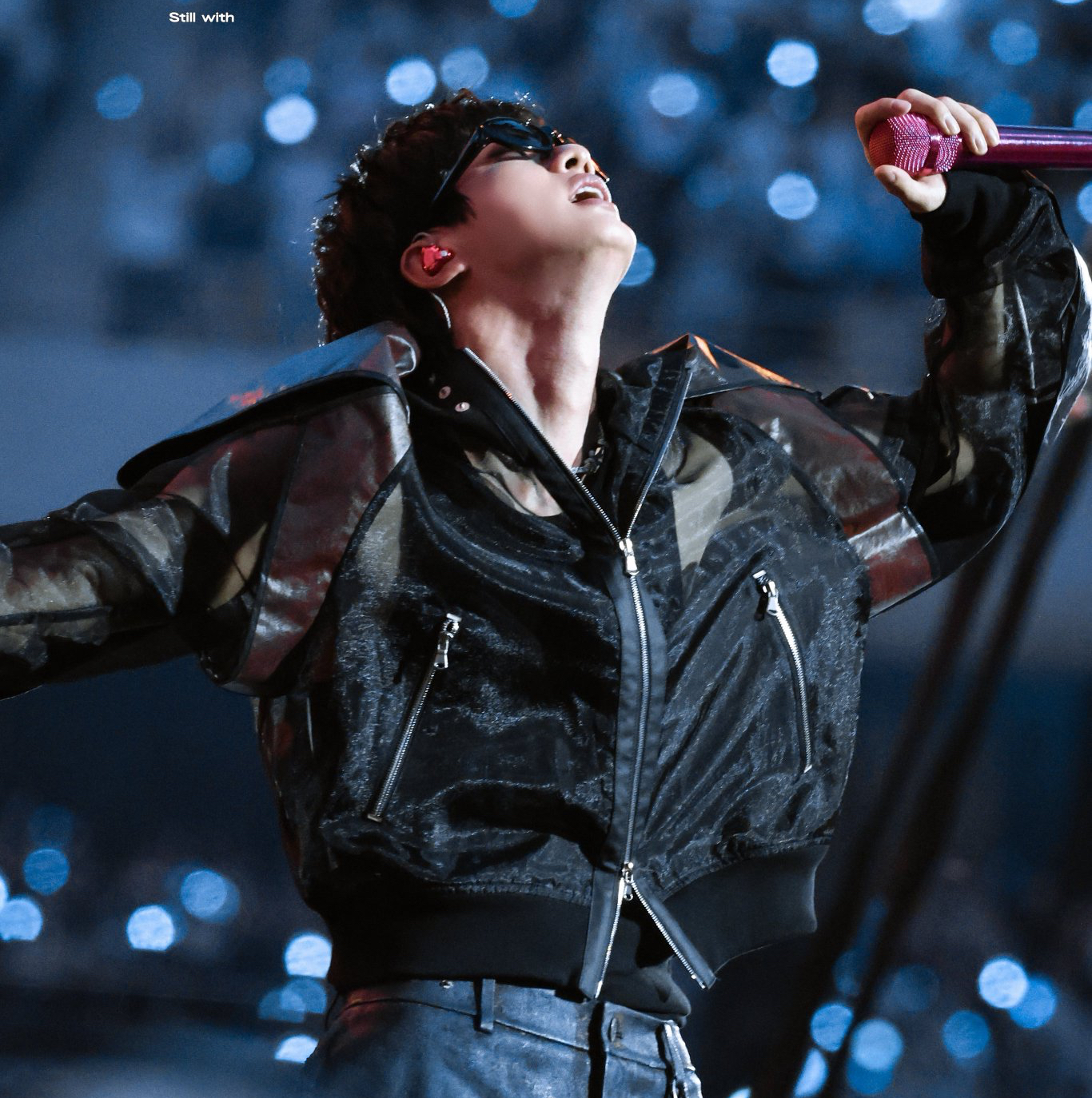 A moment captured by Jin (BTS)'s fan