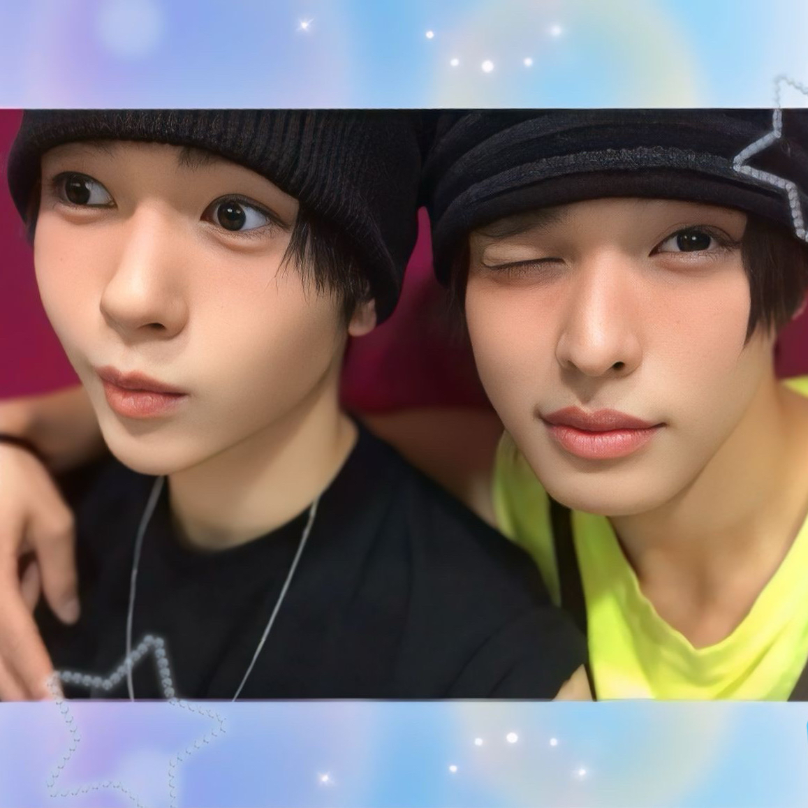 A moment captured by NCT WISH's fan