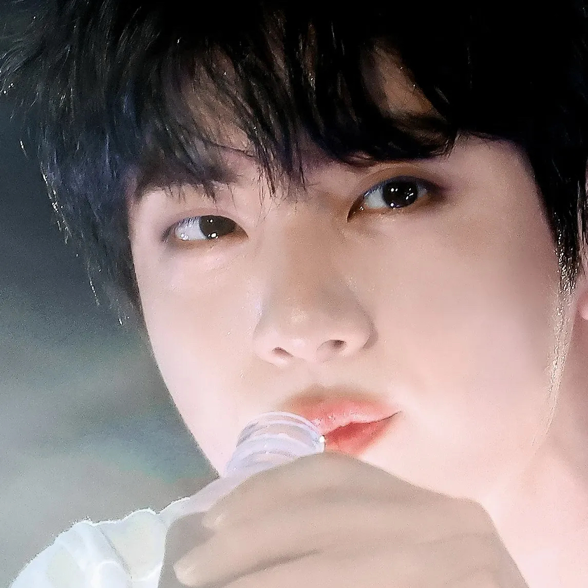 Recent activity shot of Jin (BTS)