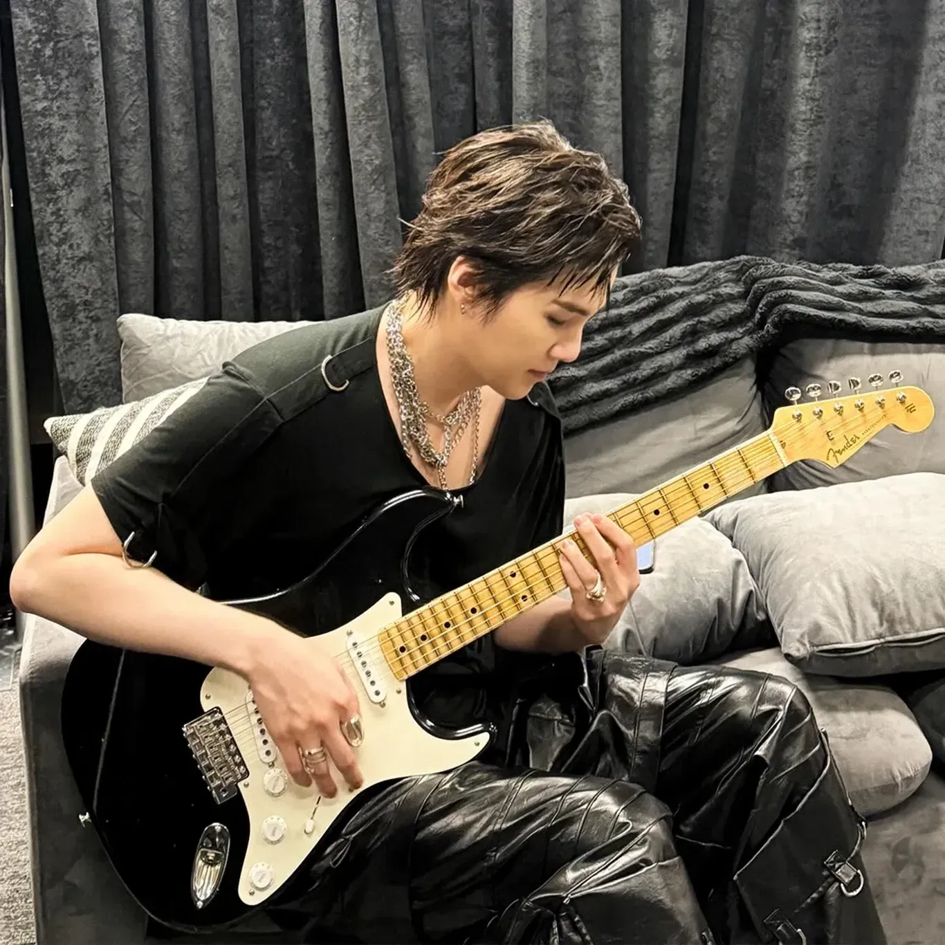 Recent activity shot of SUGA (BTS)