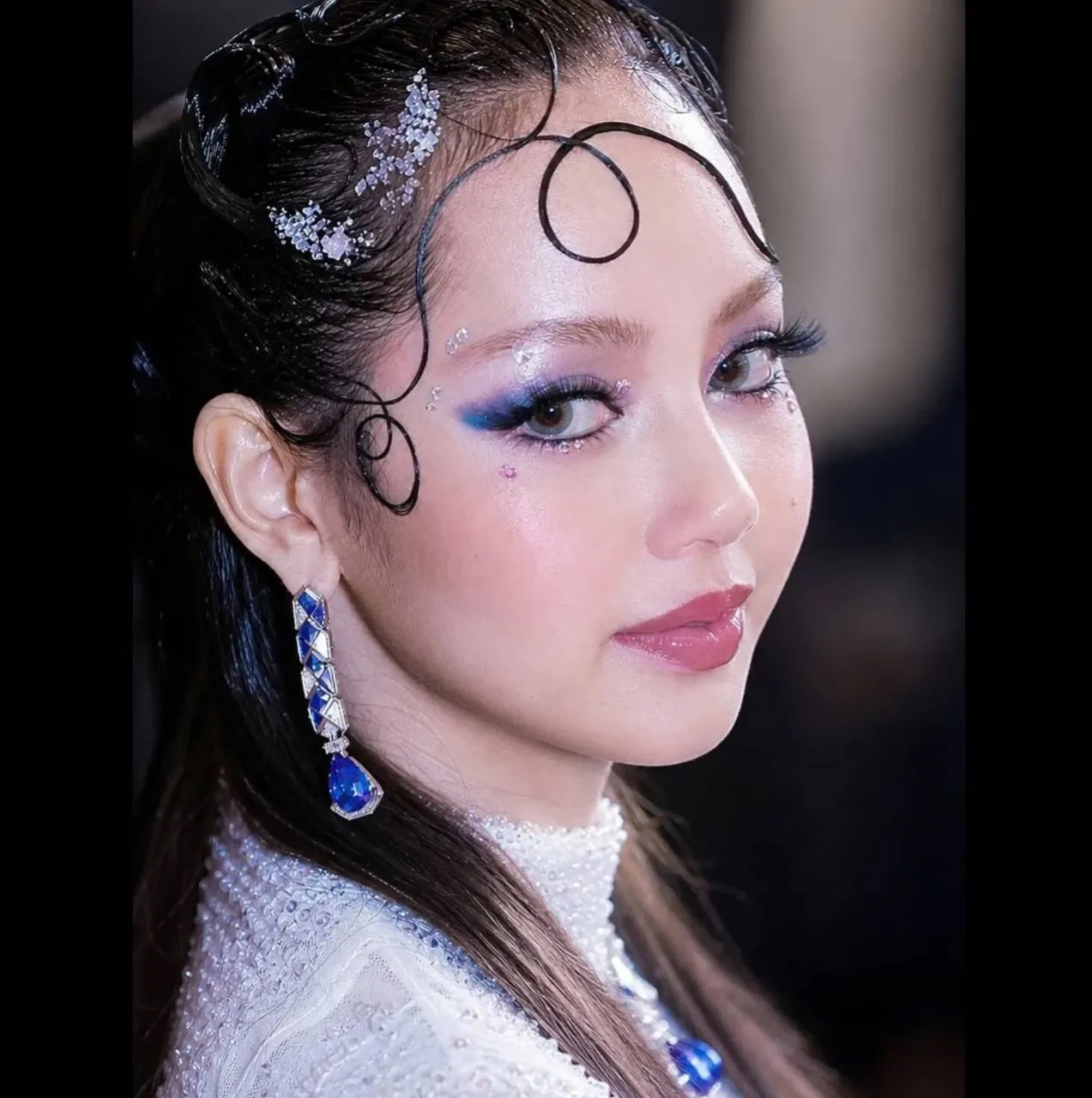 Momen yang diabadikan oleh penggemar Lisa (BLACKPINK)