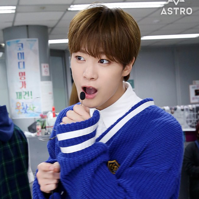 Recent activity shot of Moonbin (ASTRO)