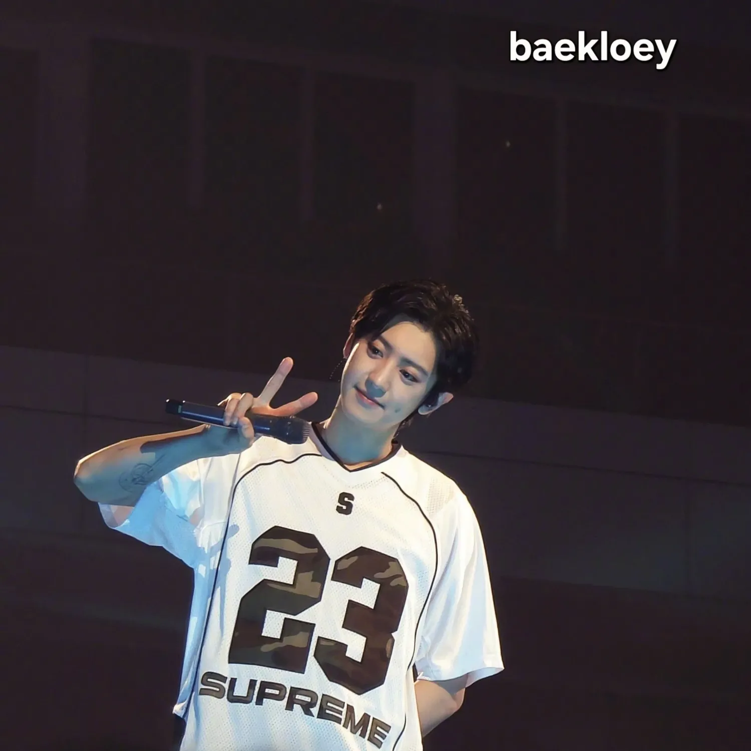 Recent activity shot of Chanyeol (EXO)