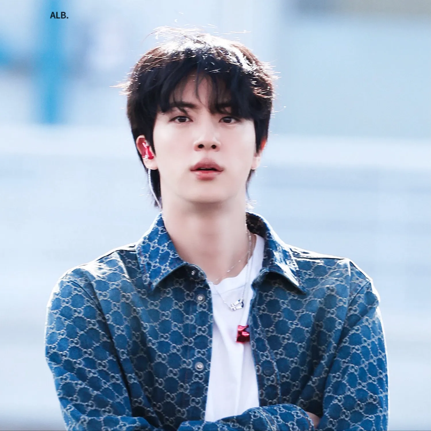 Recent activity shot of Jin (BTS)