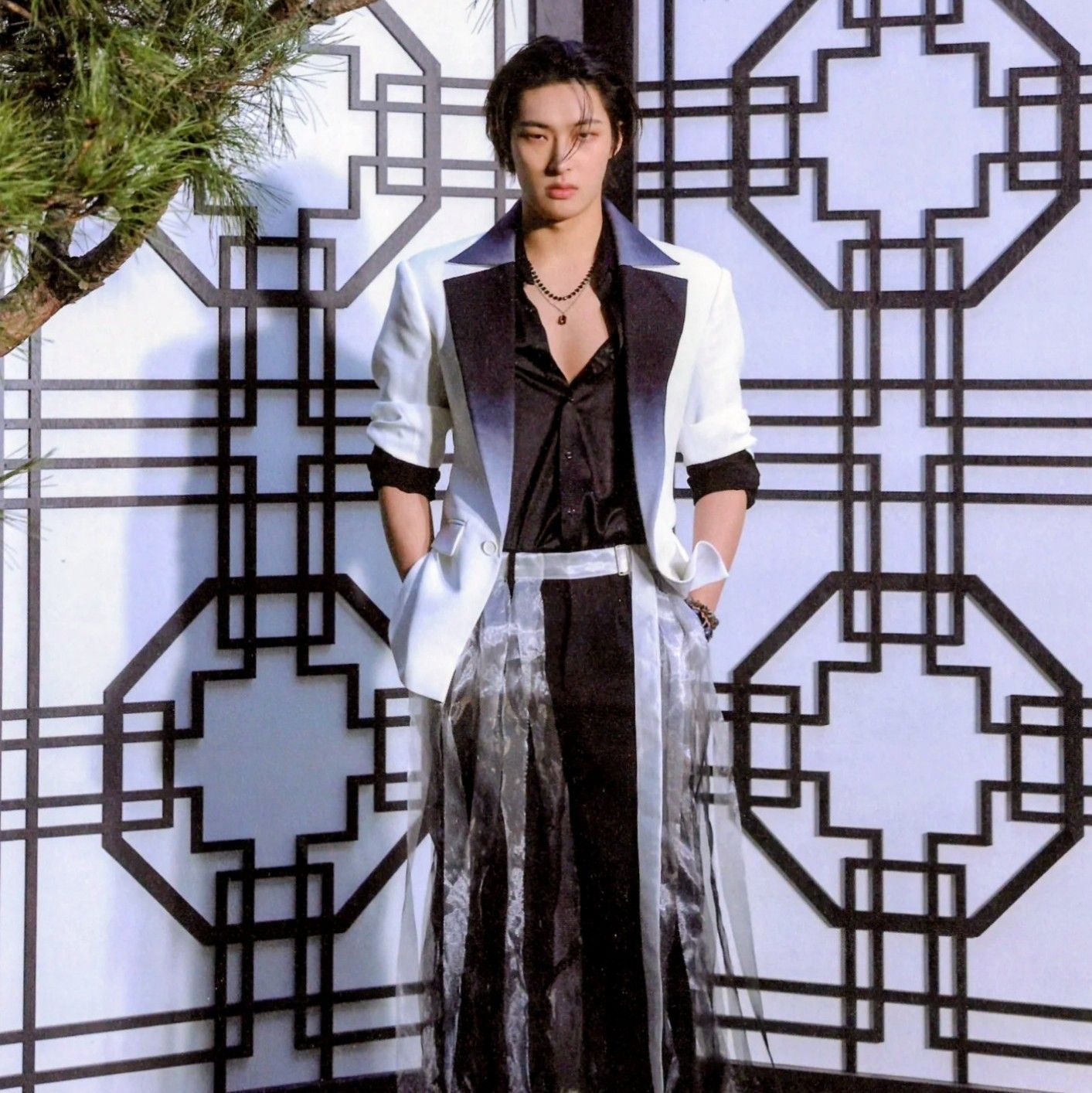 A moment captured by Mingi (ATEEZ)'s fan