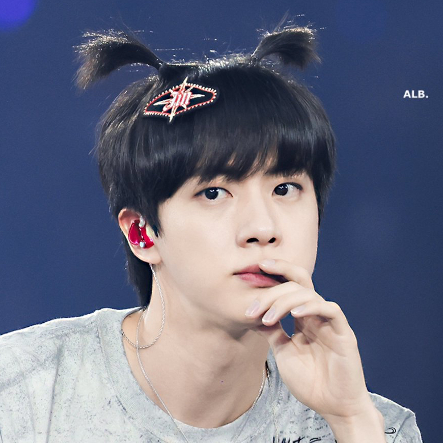 Momen yang diabadikan oleh penggemar Jin (BTS)