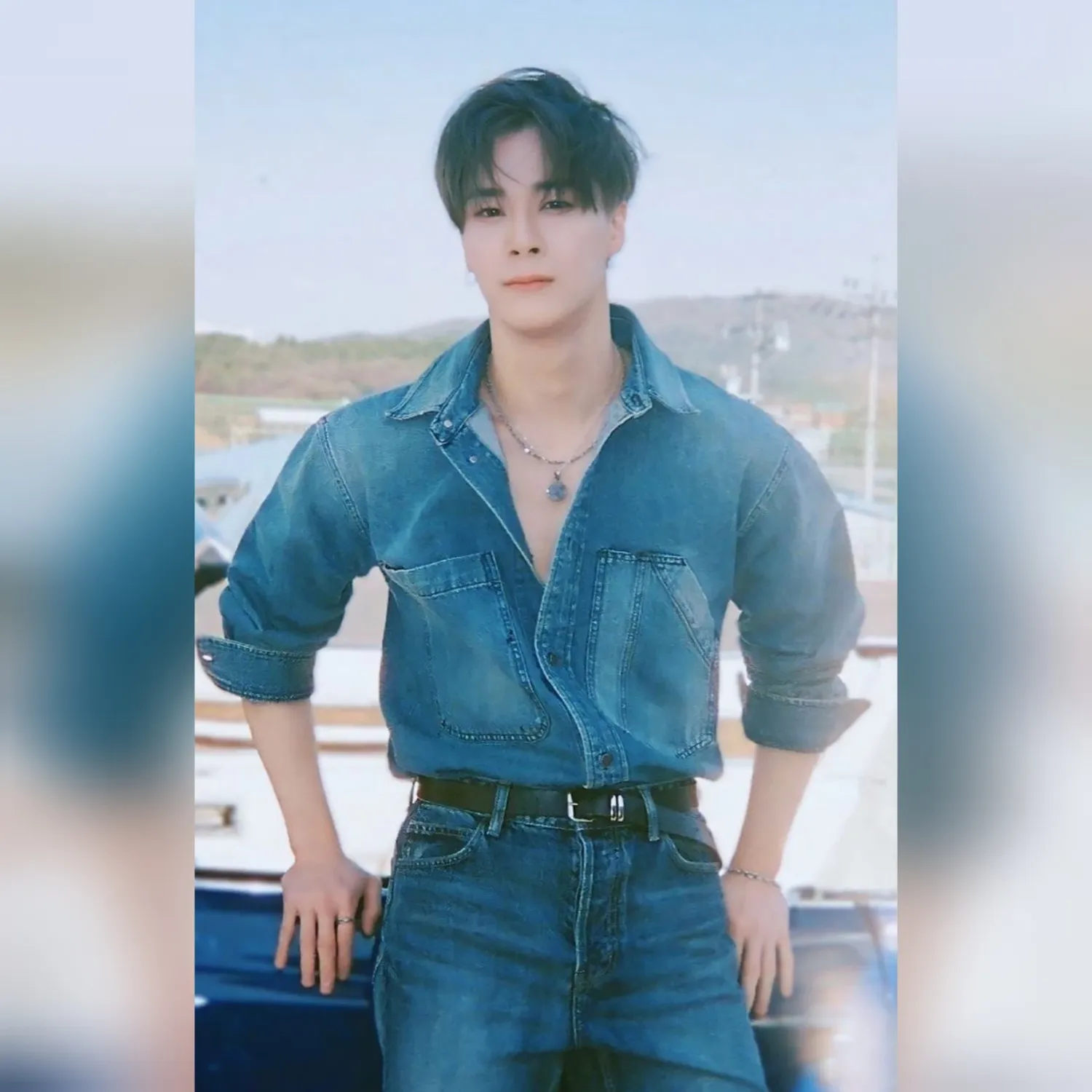 Recent activity shot of Moonbin (ASTRO)