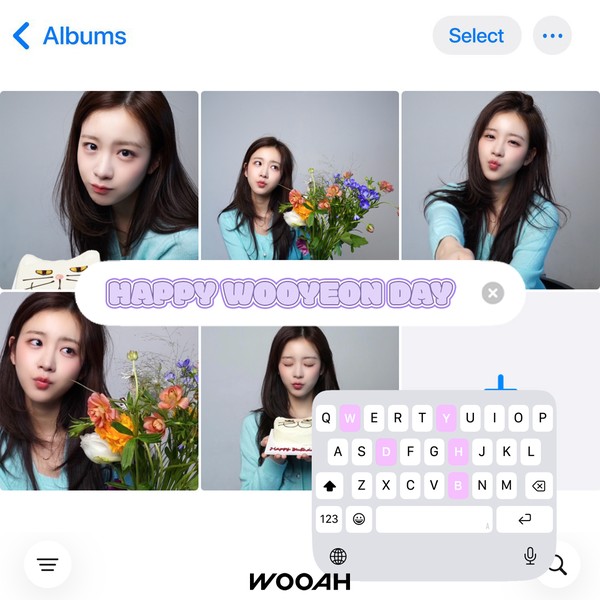 Signature photo of Wooyeon (woo!ah!) capturing their charm